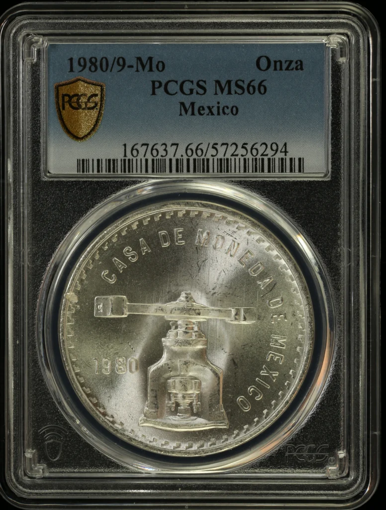Modern Silver & Minors Onza 1980/9 Mo PCGS MS66 0152064
