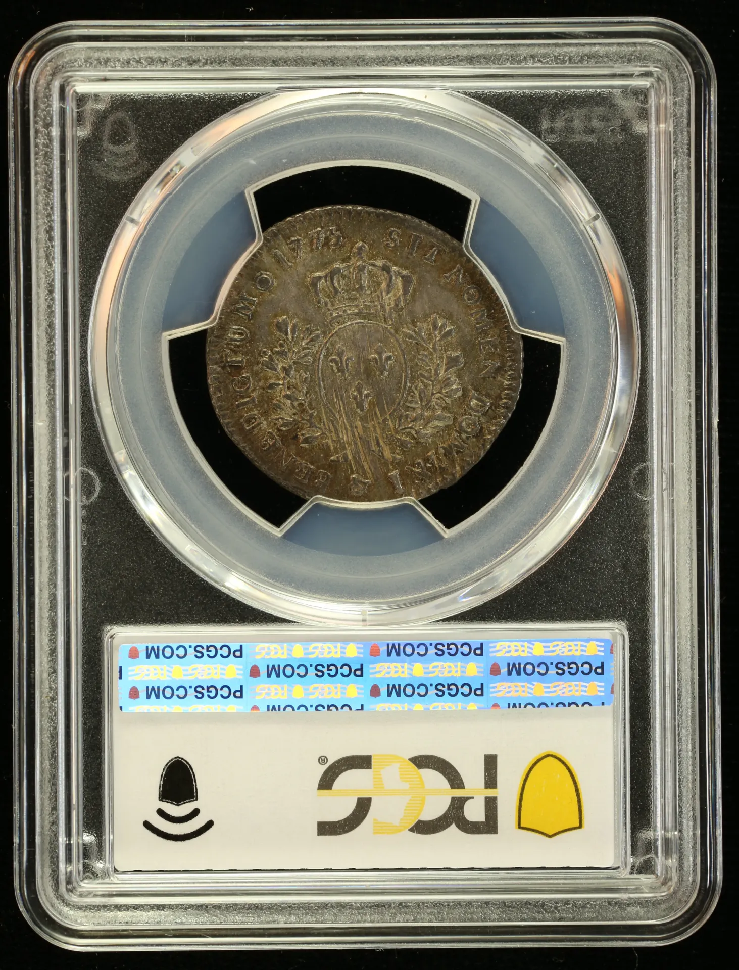 Europe France World Coins France 1/5 Ecu 1775 & PCGS AU58 Gad-354 0152506 France 1/5 Ecu 1775 & PCGS AU58 Gad-354 0152506France 1/5 Ecu 1775 & PCGS AU58 Gad-354 0152506 - Image 2
