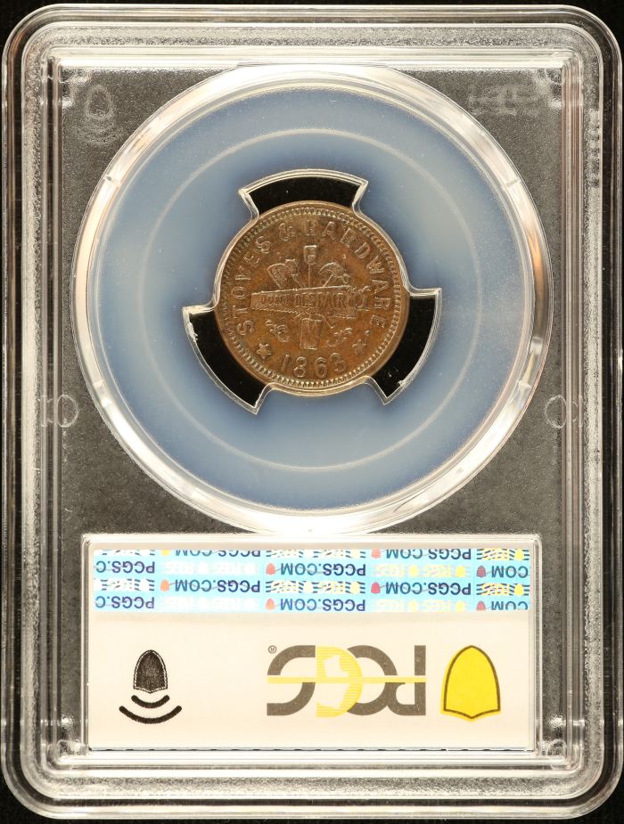 United States Wm. Frankfurth Civil War Token 1863 F-510L-1a PCGS MS62BN 0152631United States Wm. Frankfurth Civil War Token 1863 F-510L-1a PCGS MS62BN 0152631 - Image 2