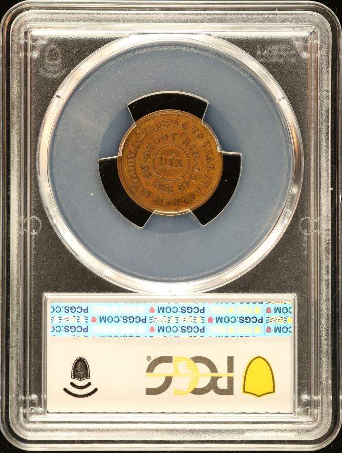 United States Flag of Our Union Civil War Token 1863 F-210/415a PCGS MS62BN 0152655United States Flag of Our Union Civil War Token 1863 F-210/415a PCGS MS62BN 0152655 - Image 2