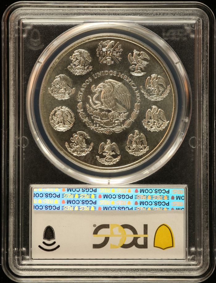 Modern Silver & Minors 5 Peso 2001 Mo KM-651 PCGS MS69 0152596Modern Silver & Minors 5 Peso 2001 Mo KM-651 PCGS MS69 0152596 - Image 2