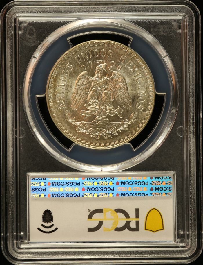Modern Silver & Minors Peso 1923 M KM-455 PCGS MS63 0152685Modern Silver & Minors Peso 1923 M KM-455 PCGS MS63 0152685 - Image 2
