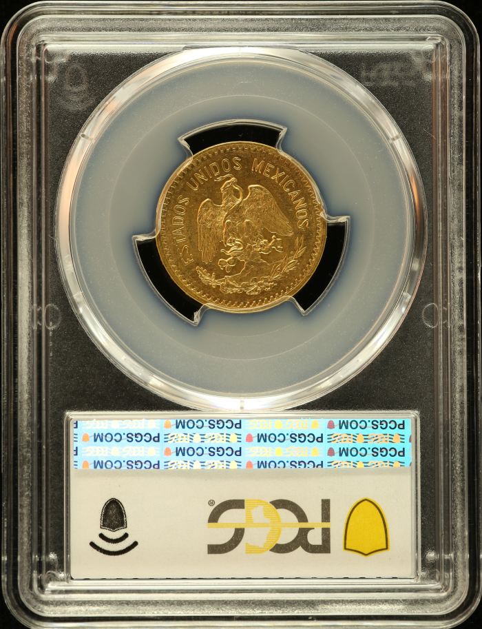 Modern Gold 10 Peso 1906 M PCGS MS62 0152702Modern Gold 10 Peso 1906 M PCGS MS62 0152702 - Image 2