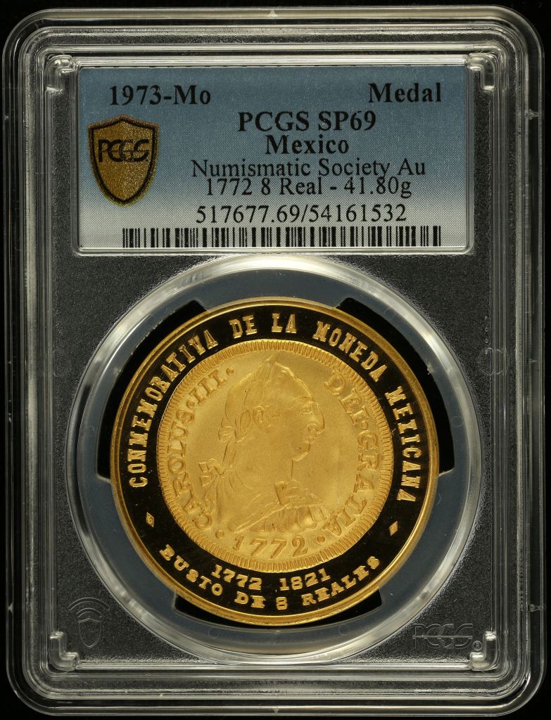 Medals & Tokens Modern Gold Numismatic Society Gold Medal 1973 Mo PCGS SP69 0152187