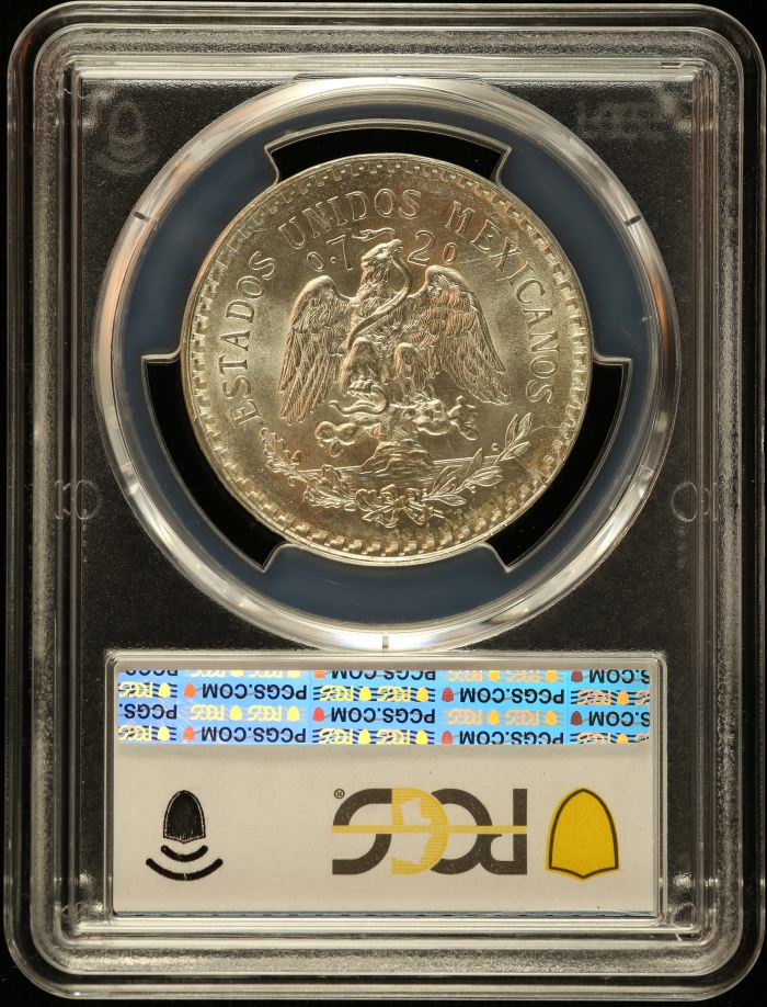 Modern Silver & Minors Peso 1924 M PCGS MS64 0152686Modern Silver & Minors Peso 1924 M PCGS MS64 0152686 - Image 2
