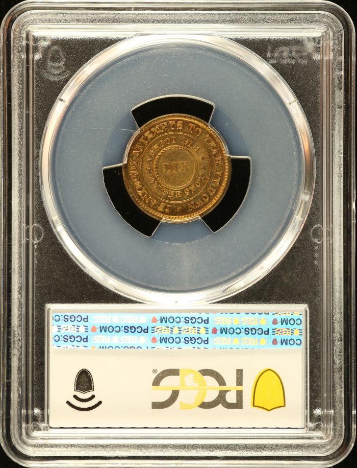 United States Flag of Our Union Civil War Token 1863 F-207/409a PCGS MS63BN 0152634United States Flag of Our Union Civil War Token 1863 F-207/409a PCGS MS63BN 0152634 - Image 2