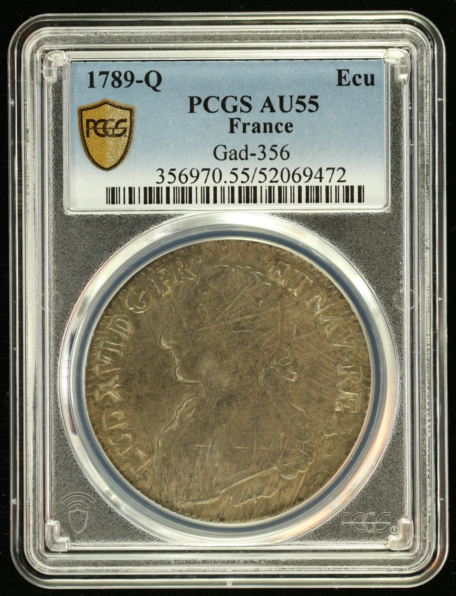 France Ecu 1789 Q PCGS AU55 Gad-356 0152515