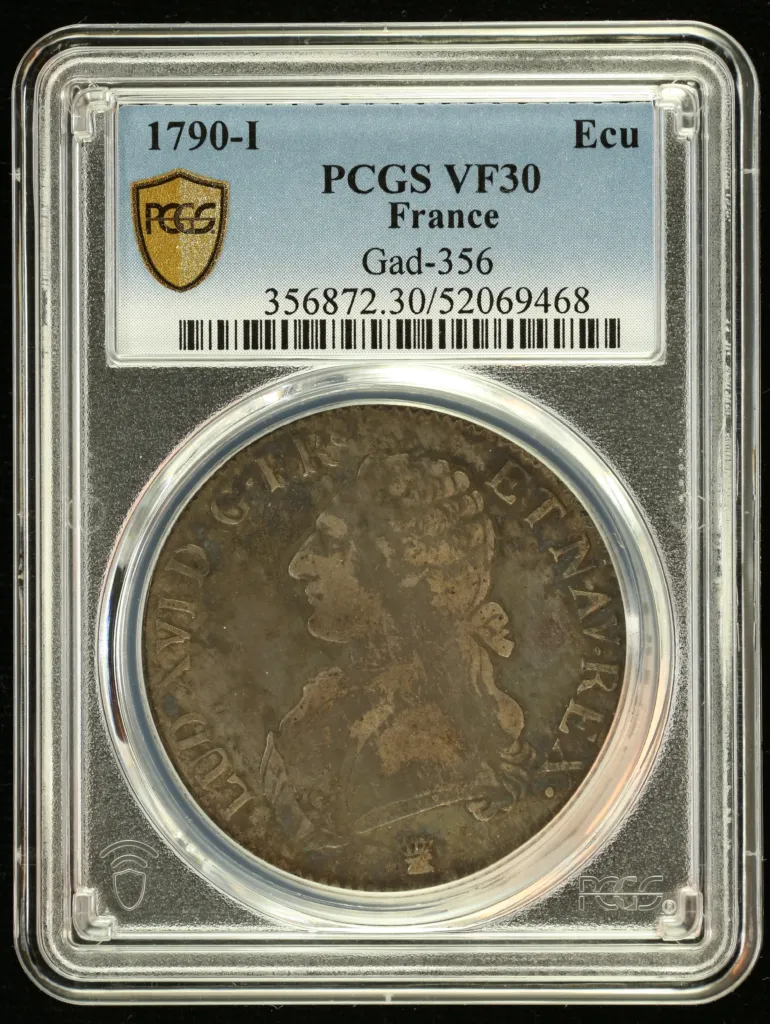 France Ecu 1790 I PCGS VF30 Gad-356 0152516