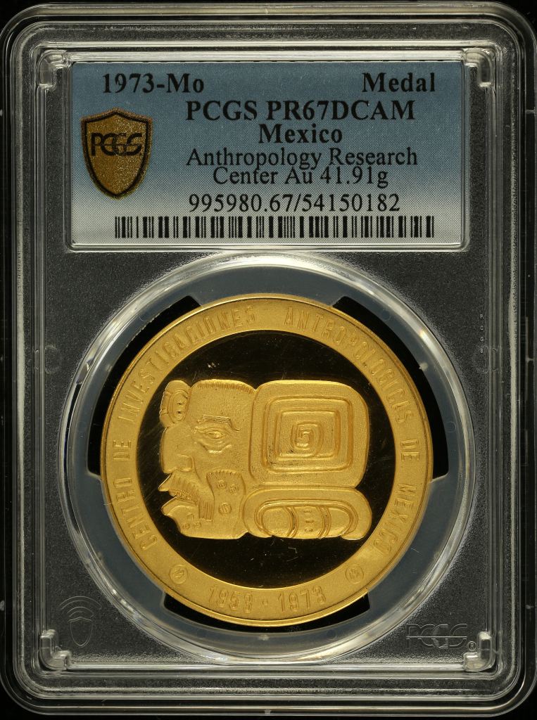 Medals & Tokens Modern Gold Anthropology Research Center Gold Medal 1973 Mo PCGS PR67DCAM 0152191