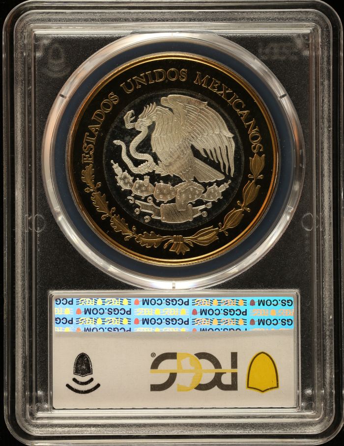 Modern Silver & Minors 100 Peso 2005 (2006) Mo PCGS PL68 0152003Modern Silver & Minors 100 Peso 2005 (2006) Mo PCGS PL68 0152003 - Image 2