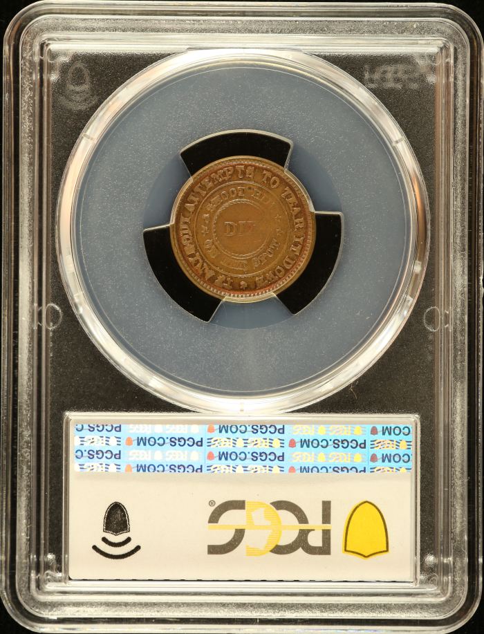 United States Flag of Our Union Civil War Token 1863 F-207/409a PCGS MS62BN 0152647United States Flag of Our Union Civil War Token 1863 F-207/409a PCGS MS62BN 0152647 - Image 2
