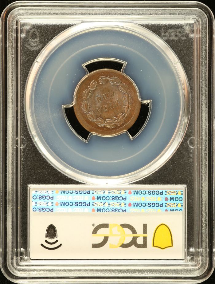 United States Pro Bono Publico Civil War Token 1863 F-191/443a PCGS MS64BN 0152637United States Pro Bono Publico Civil War Token 1863 F-191/443a PCGS MS64BN 0152637 - Image 2
