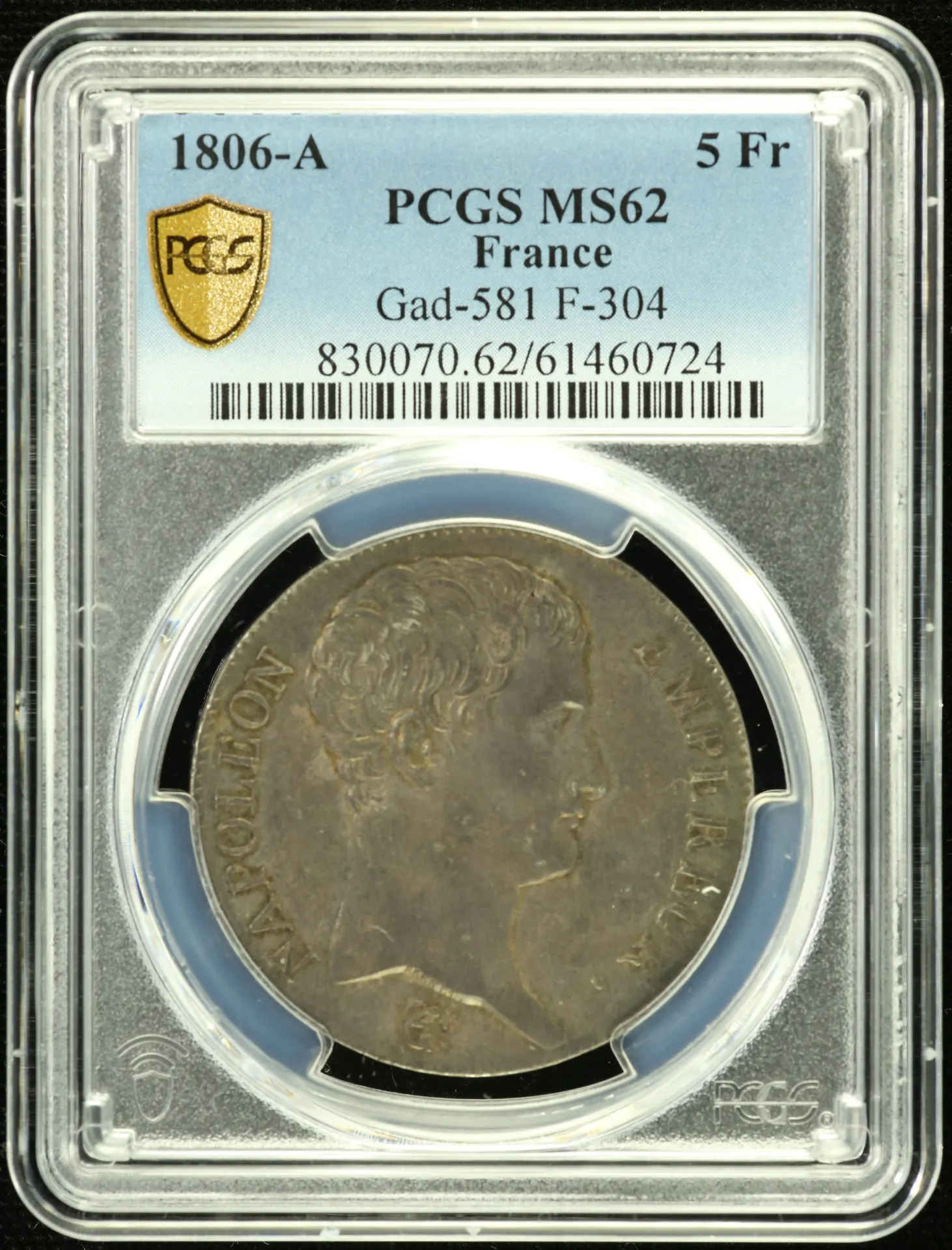 Europe France World Coins France 5 Francs 1806 A PCGS MS62 Gad-581 0151739 France 5 Francs 1806 A PCGS MS62 Gad-581 0151739France 5 Francs 1806 A PCGS MS62 Gad-581 0151739