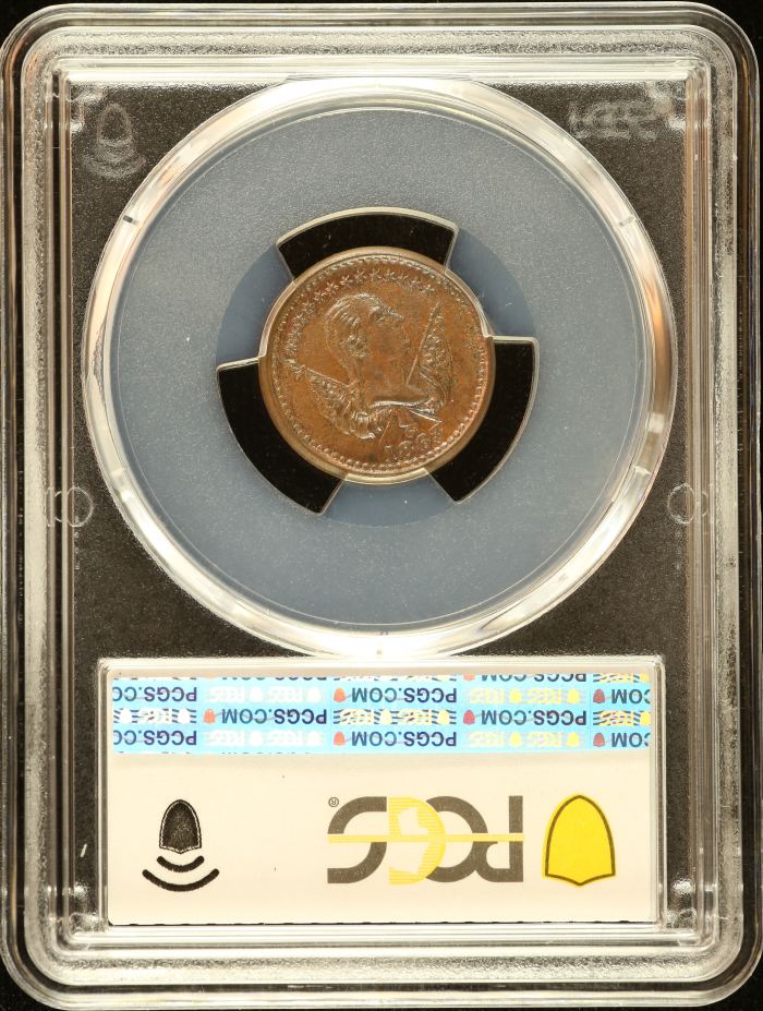 United States Peace Forever Civil War Token 1863 F-118/418a PCGS MS63BN 0152629United States Peace Forever Civil War Token 1863 F-118/418a PCGS MS63BN 0152629 - Image 2