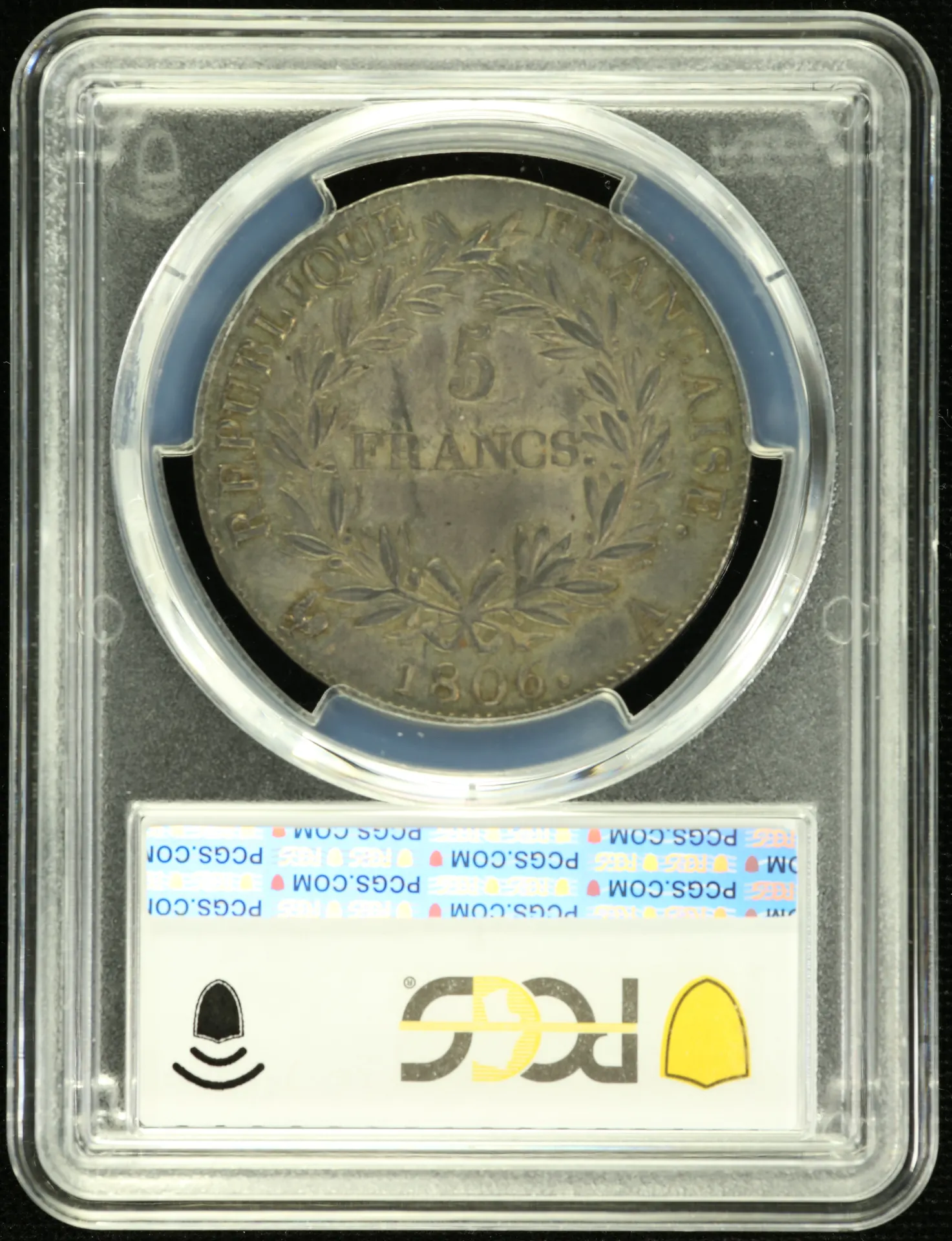 Europe France World Coins France 5 Francs 1806 A PCGS MS62 Gad-581 0151739 France 5 Francs 1806 A PCGS MS62 Gad-581 0151739France 5 Francs 1806 A PCGS MS62 Gad-581 0151739 - Image 2