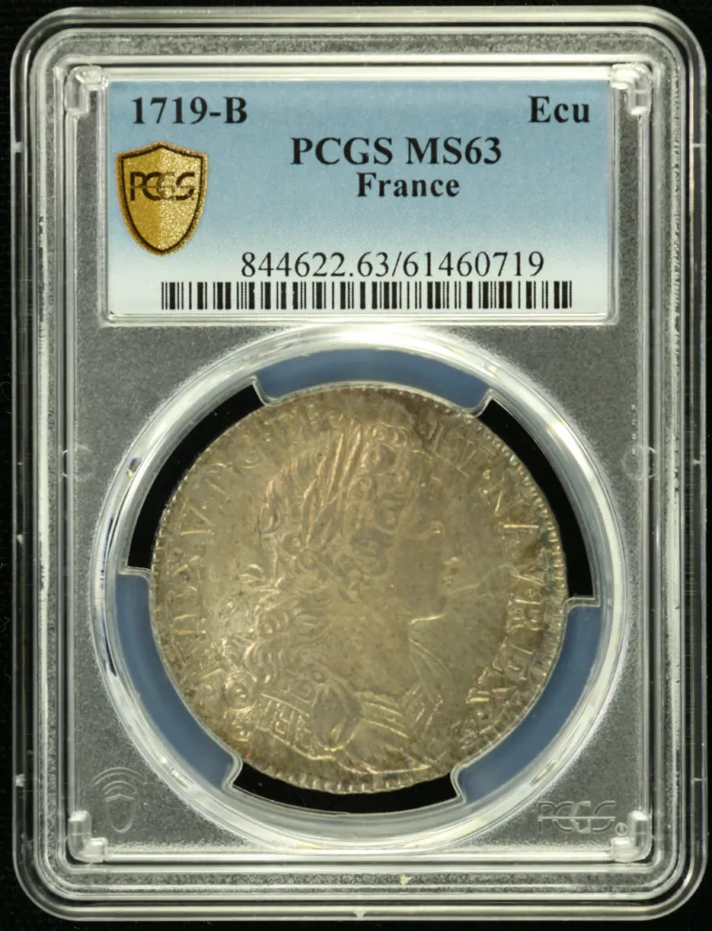 France Ecu 1719 B PCGS MS63 0151741