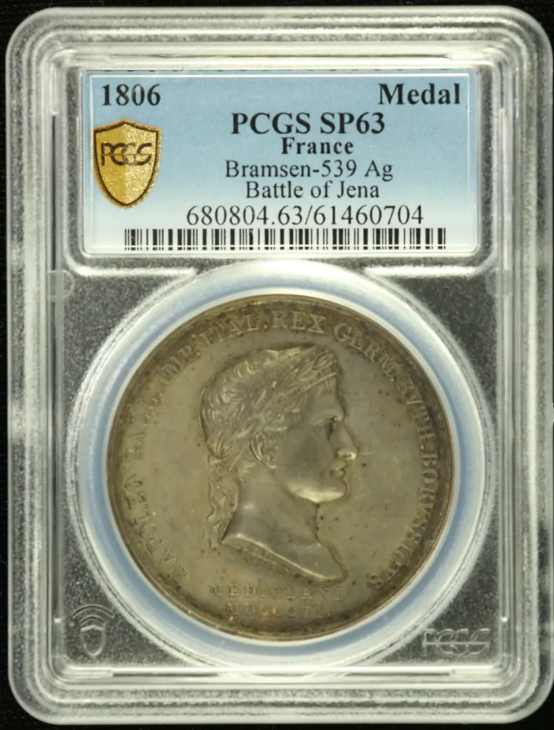 France Battle of Jena Silver Medal 1806 PCGS SP63 0151782