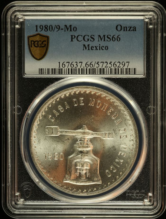 Modern Silver & Minors Onza 1980/9 Mo PCGS MS66 0152063Modern Silver & Minors Onza 1980/9 Mo PCGS MS66 0152063