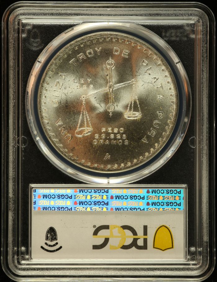 Modern Silver & Minors Onza 1980/9 Mo PCGS MS66 0152063Modern Silver & Minors Onza 1980/9 Mo PCGS MS66 0152063 - Image 2