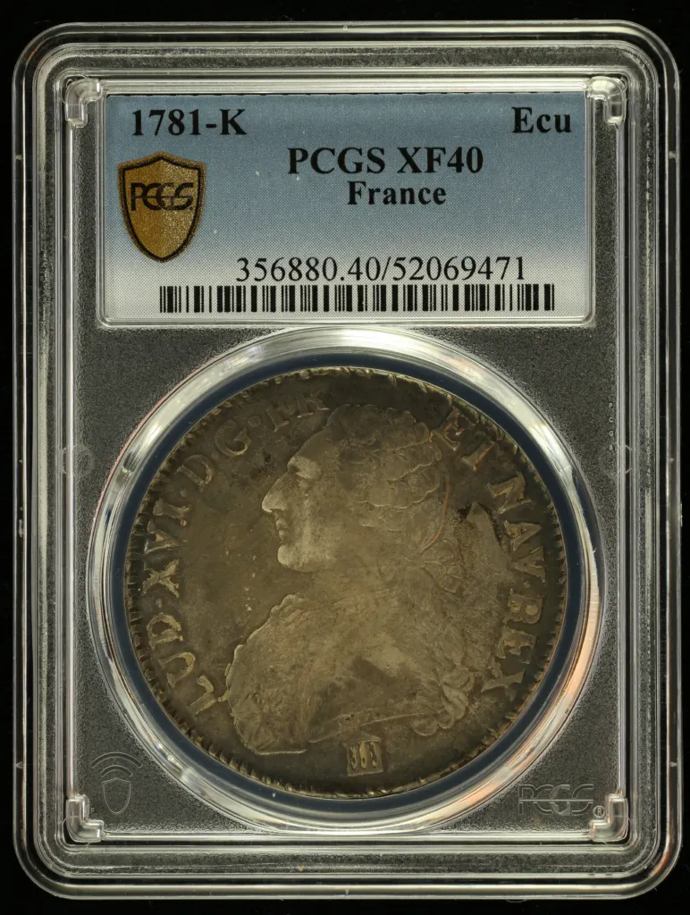 France Ecu 1781 K PCGS XF40 0152529