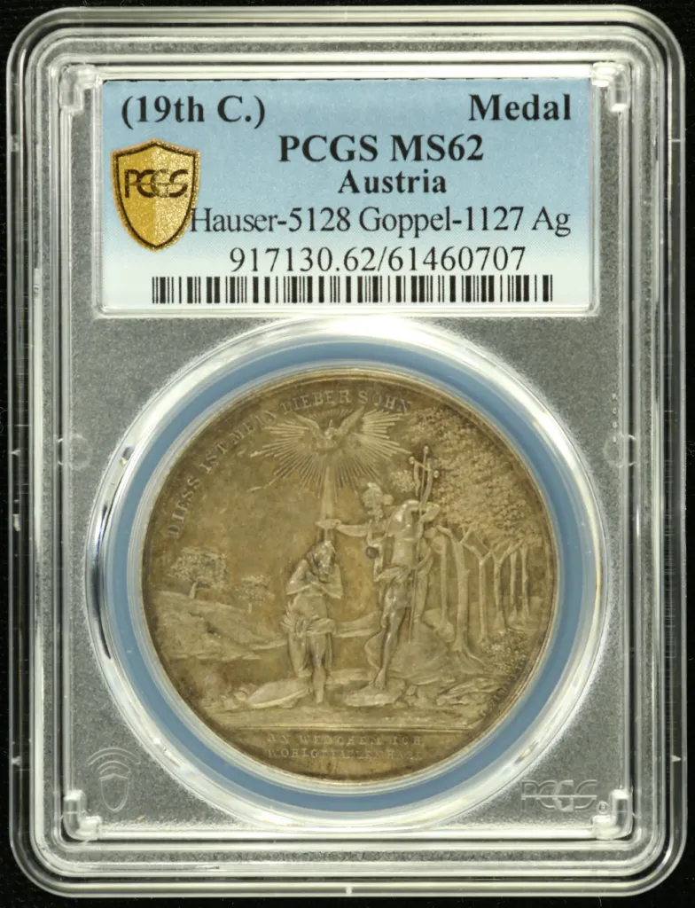 Austria 19th Century Silver Medal PCGS MS62 0151798