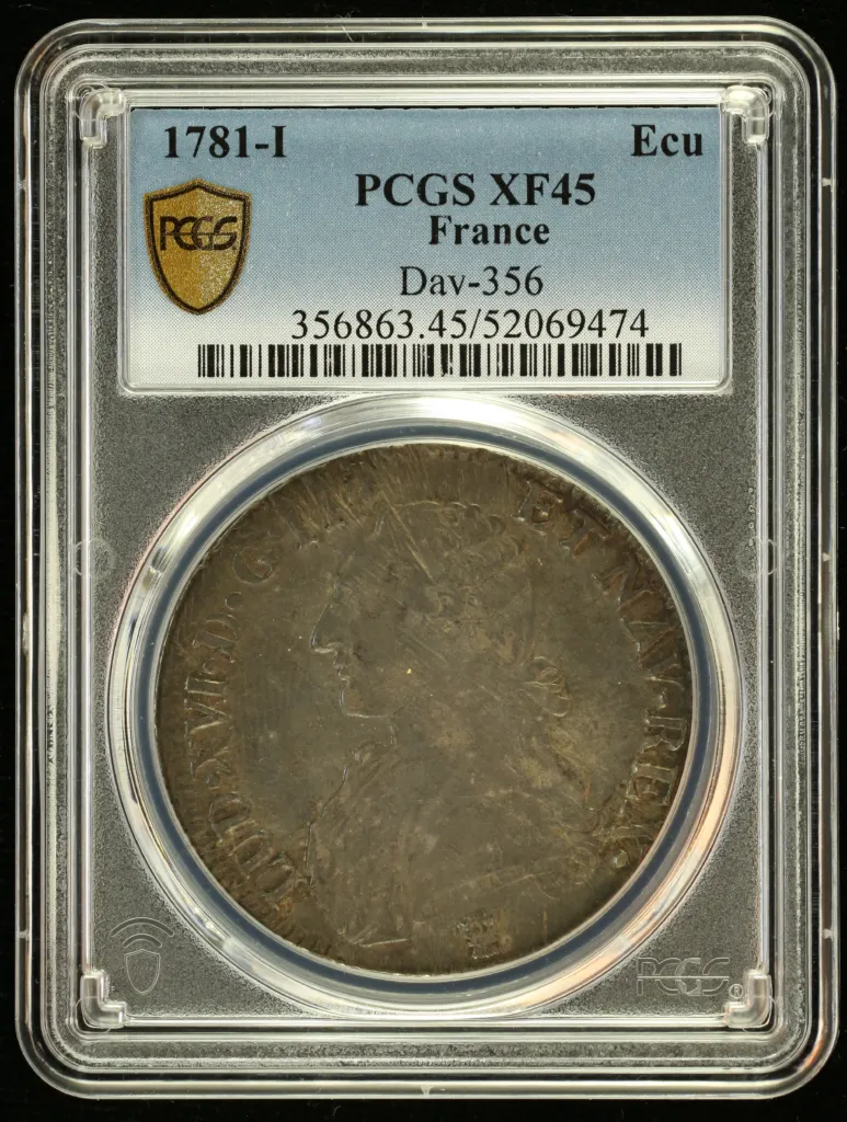 France Ecu 1781 I PCGS XF45 Gad-356 0152530