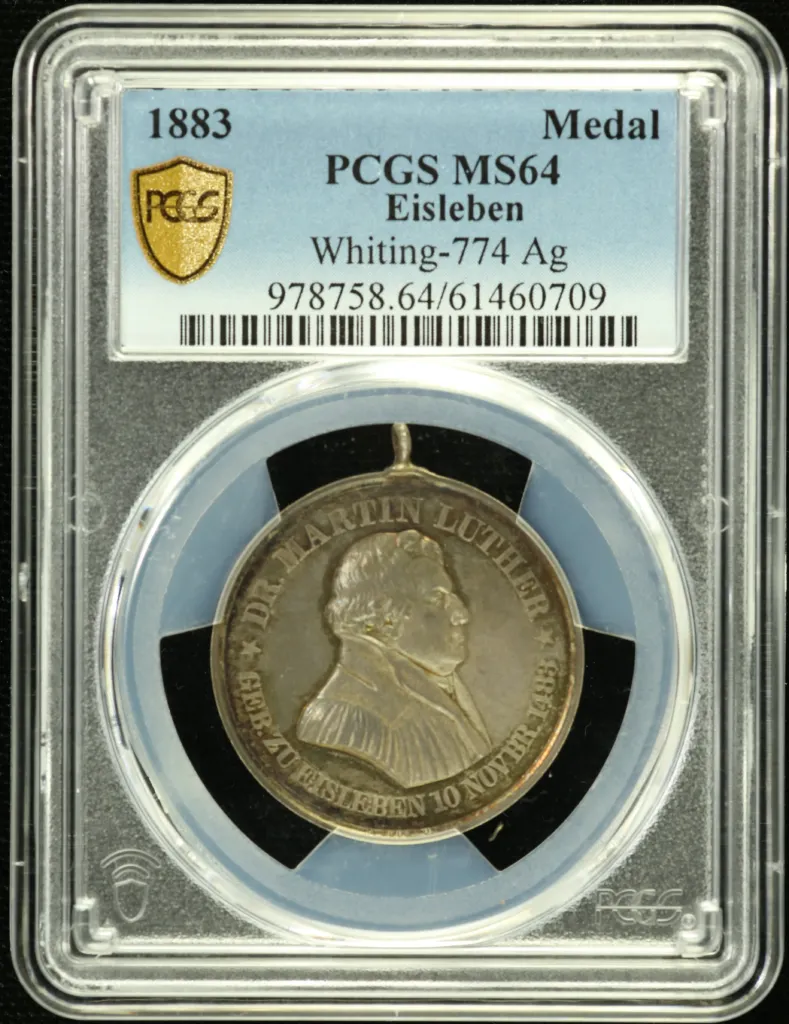 Germany Martin Luther Medal 1883 Eiselben PCGS MS64 0151895
