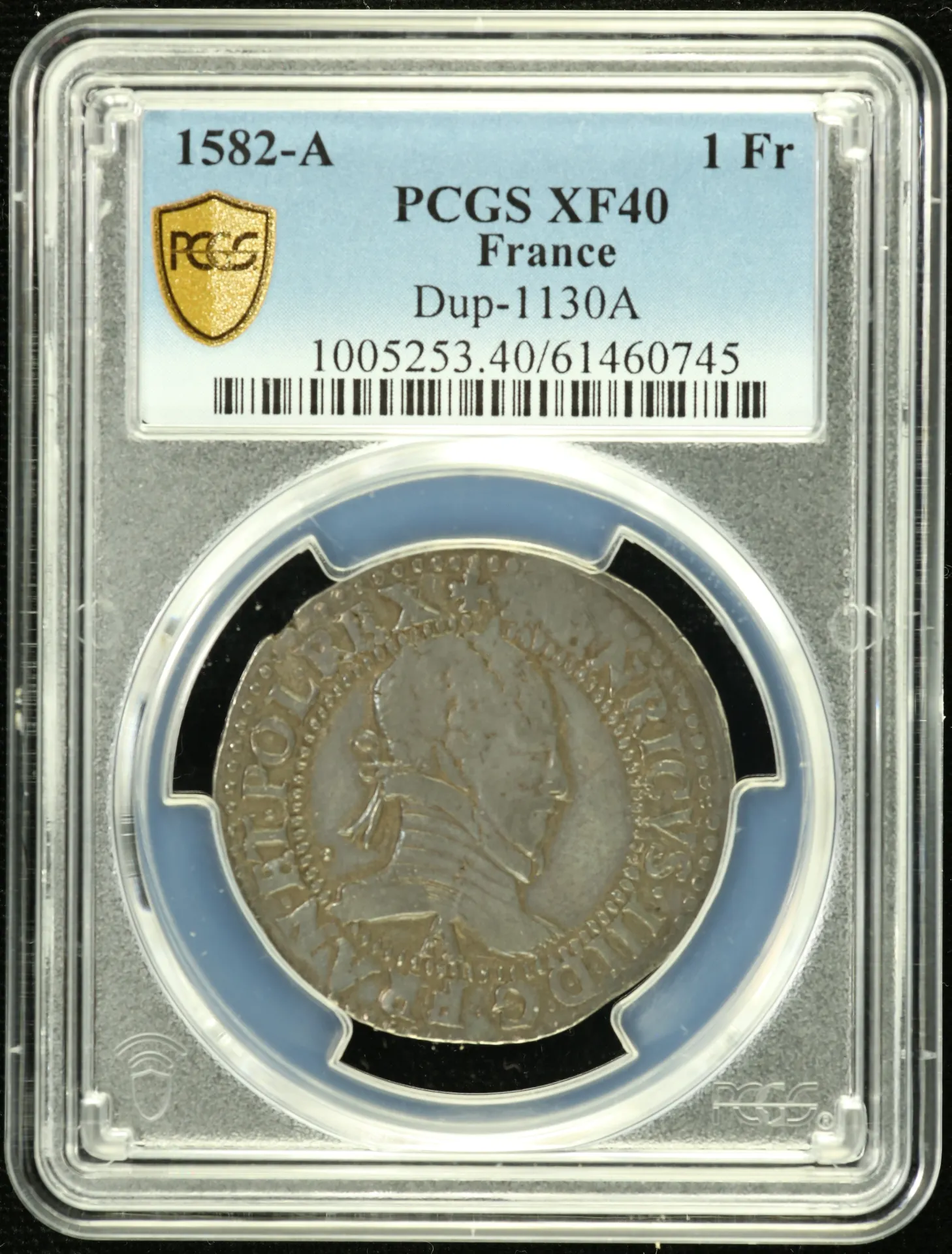 Europe France World Coins France Franc 1582 A PCGS XF40 Dup-1130A 0152504 France Franc 1582 A PCGS XF40 Dup-1130A 0152504France Franc 1582 A PCGS XF40 Dup-1130A 0152504