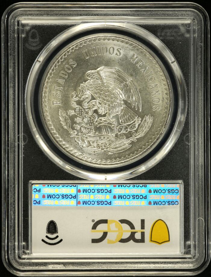 Modern Silver & Minors 5 Peso 1947 Mo KM-465 PCGS MS62 0152950Modern Silver & Minors 5 Peso 1947 Mo KM-465 PCGS MS62 0152950 - Image 2