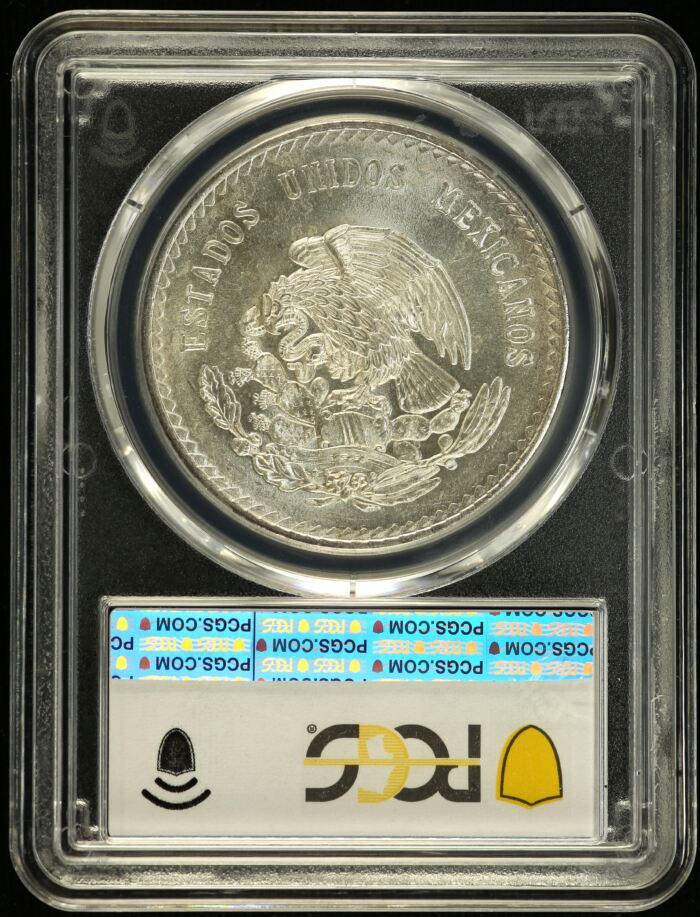 Modern Silver & Minors 5 Peso 1947 Mo PCGS MS63 KM-465 0152952Modern Silver & Minors 5 Peso 1947 Mo PCGS MS63 KM-465 0152952 - Image 2