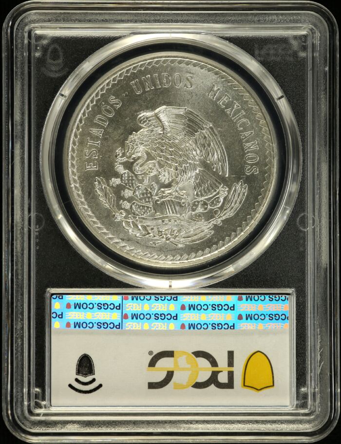 Modern Silver & Minors 5 Peso 1948 Mo PCGS MS63 0152974Modern Silver & Minors 5 Peso 1948 Mo PCGS MS63 0152974 - Image 2