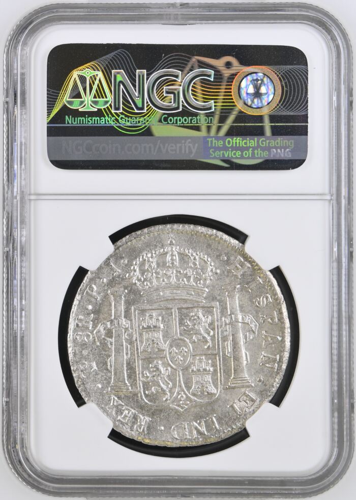 Bolivia 8 Reales 1820 Pts PJ NGC MS62 0152983Bolivia 8 Reales 1820 Pts PJ NGC MS62 0152983 - Image 2