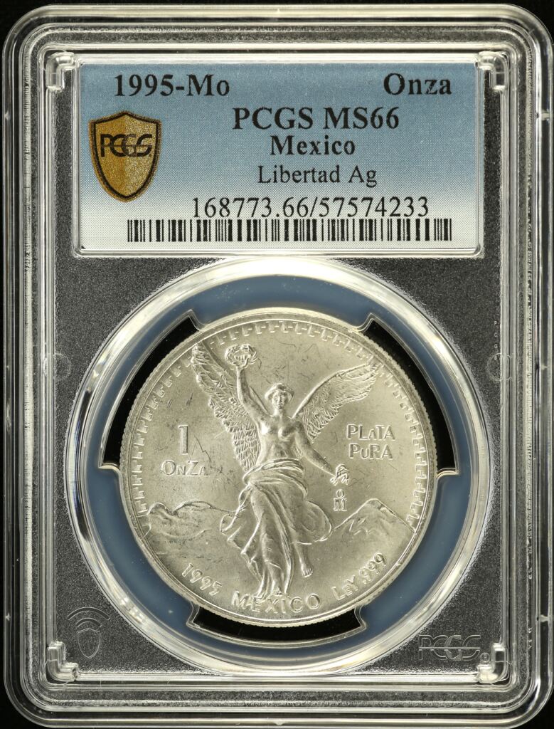 Modern Silver & Minors Onza 1995 Mo PCGS MS66 0152989