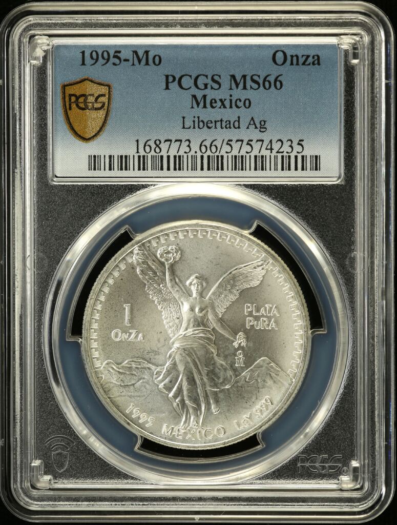 Modern Silver & Minors Onza 1995 Mo PCGS MS66 0152990