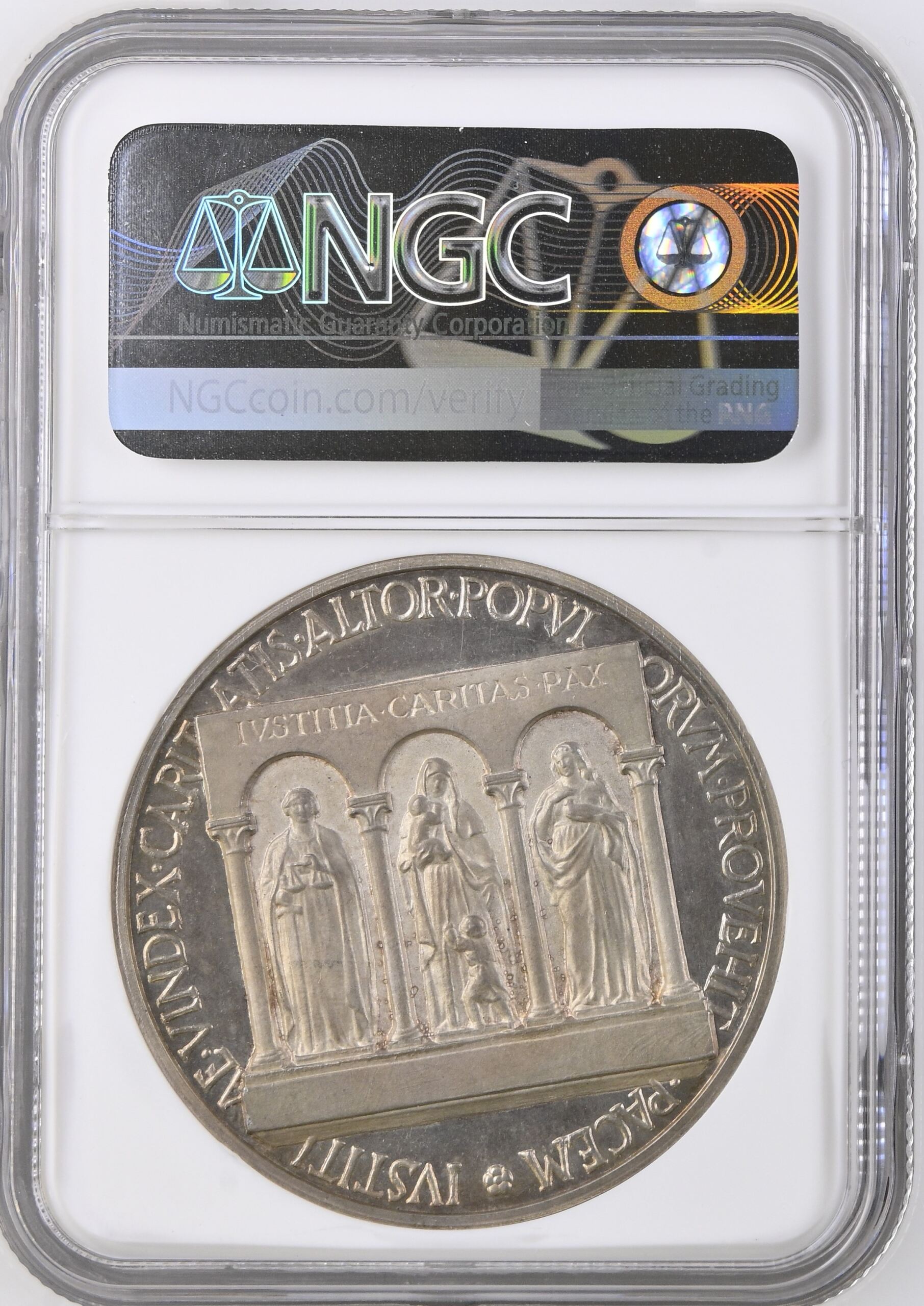 Europe Italy/San Marino/Vatican World Coins Italy/San Marino/Vatican Pius XII Birthday Silver Medal 1956 Modesti-242 NGC MS62 0153089 Italy/San Marino/Vatican Pius XII Birthday Silver Medal 1956 Modesti-242 NGC MS62 0153089Italy/San Marino/Vatican Pius XII Birthday Silver Medal 1956 Modesti-242 NGC MS62 0153089 - Image 2