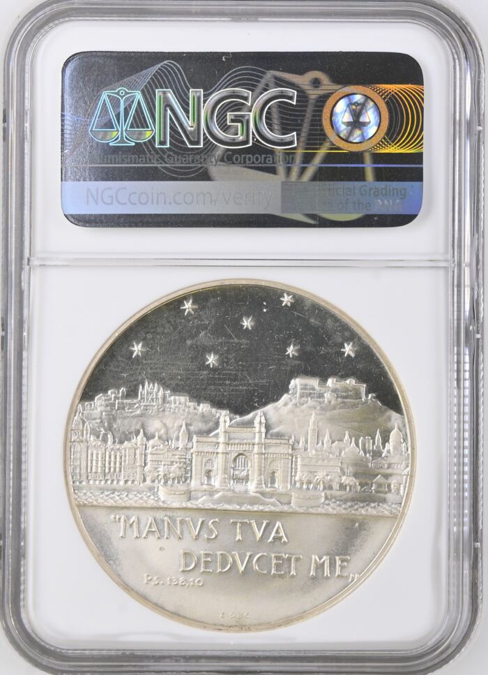Italy/San Marino/Vatican Pilgrimage to Holy Land Paul VI Silver Medal 1964 III Rinaldi-160 NGC MS65 0153094Italy/San Marino/Vatican Pilgrimage to Holy Land Paul VI Silver Medal 1964 III Rinaldi-160 NGC MS65 0153094 - Image 2