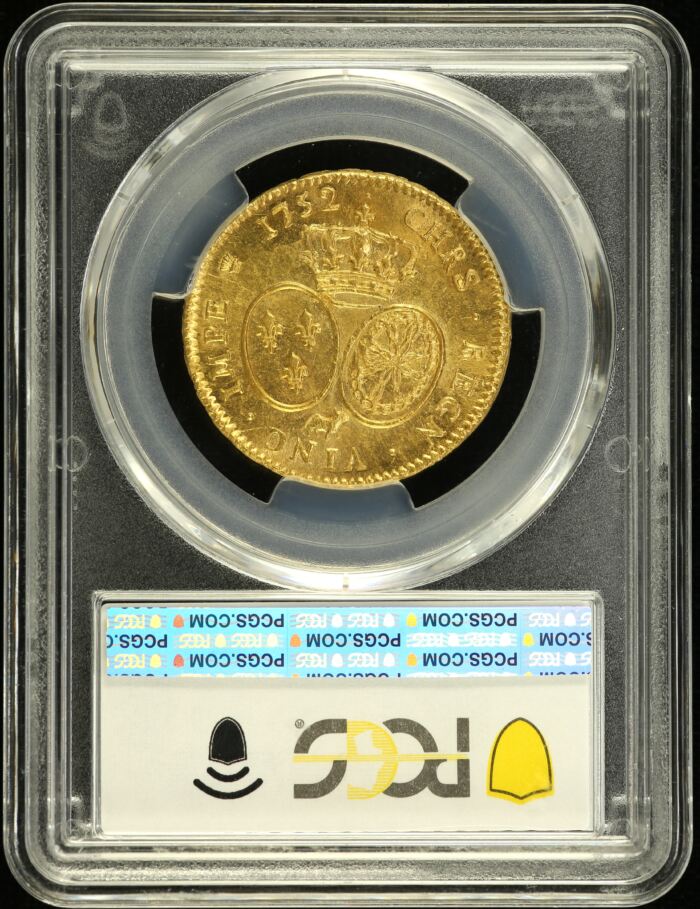 France 2 Louis D or 1752 Pau Gad-346a PCGS MS63 0153174France 2 Louis D or 1752 Pau Gad-346a PCGS MS63 0153174 - Image 2