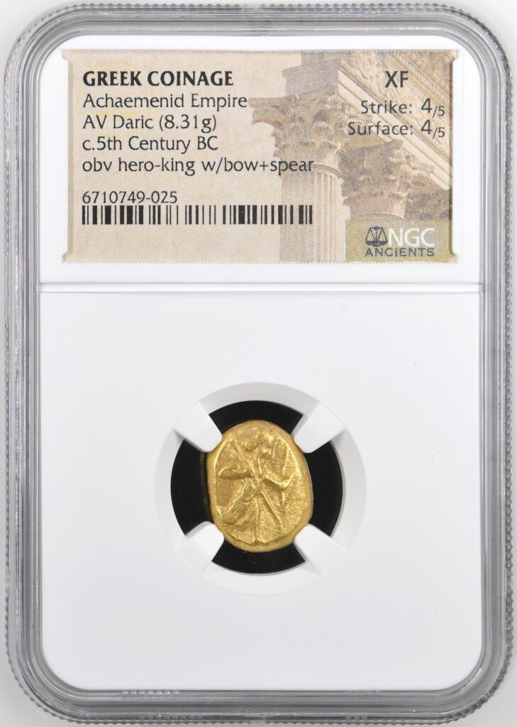 Persia, Achaemenid Kings c.5th Century BC AV Daric NGC XF 0153271