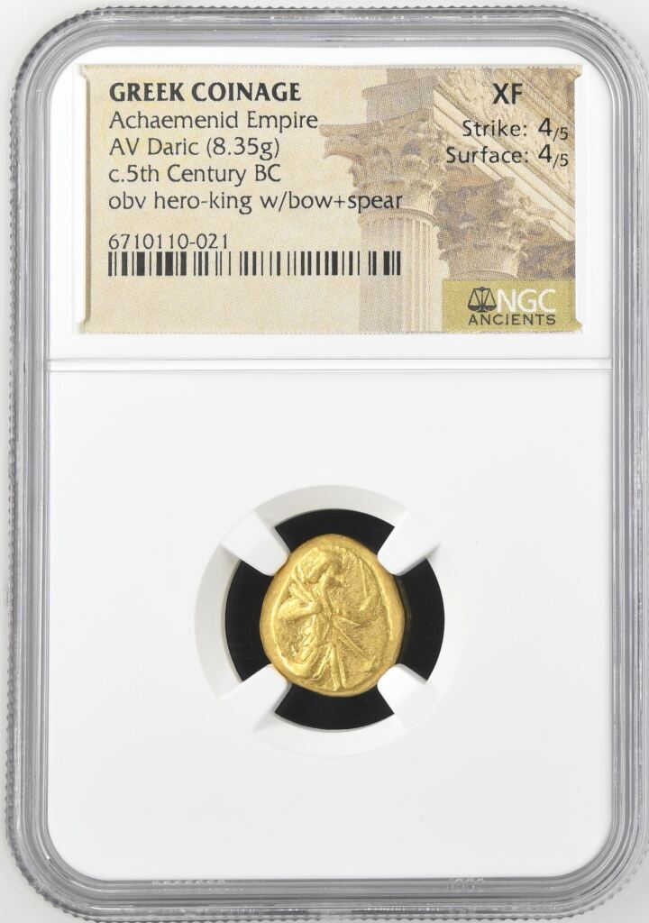 Persia, Achaemenid Kings c.5th Century BC AV Daric NGC XF 0153272