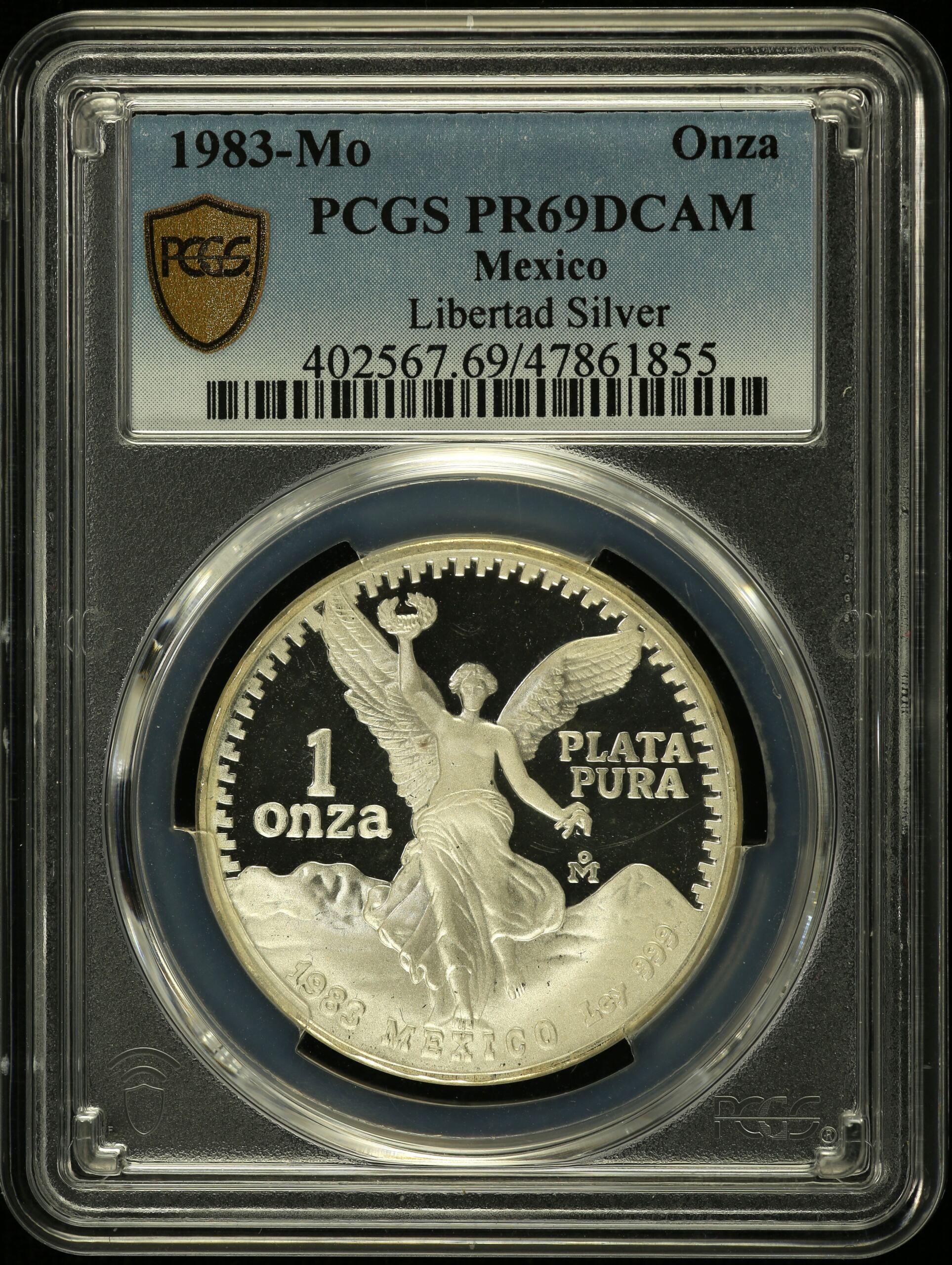 Modern Silver & Minors Onza 1983 Mo PCGS PR69DCAM 0153548