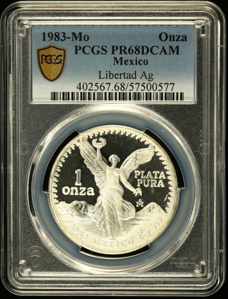 Modern Silver & Minors Onza 1983 Mo PCGS PR68DCAM 0153550