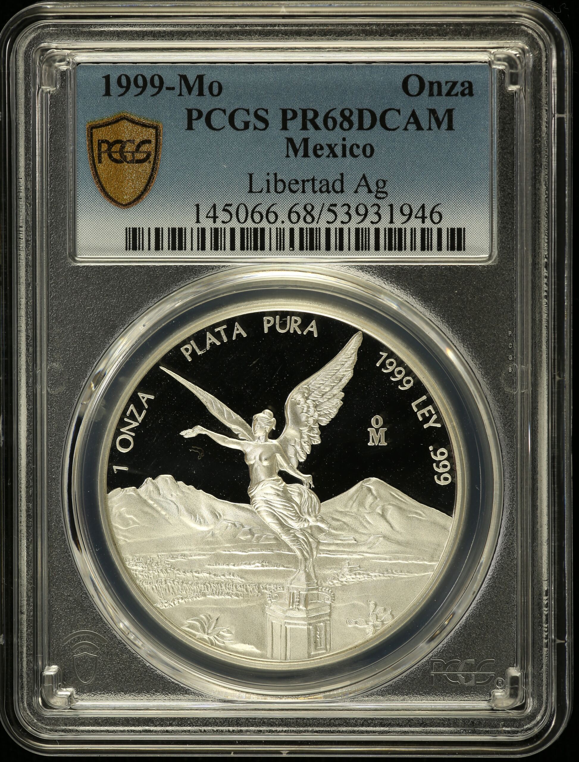 Modern Silver & Minors Onza 1999 Mo PCGS PR68DCAM 0153553