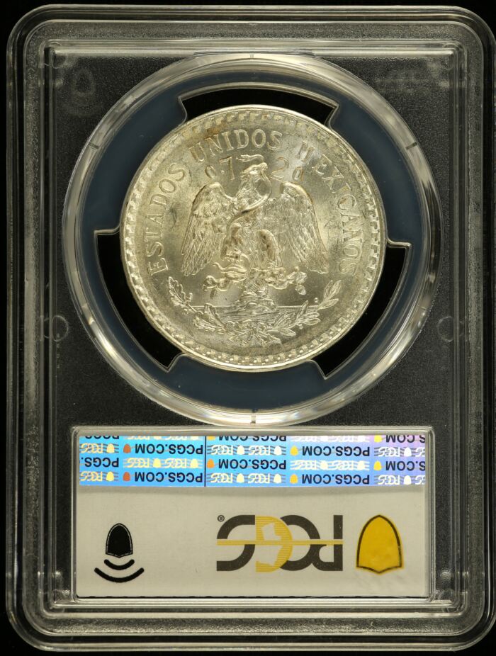 Modern Silver & Minors Peso 1923 M KM-455 PCGS MS65 0153559Modern Silver & Minors Peso 1923 M KM-455 PCGS MS65 0153559 - Image 2