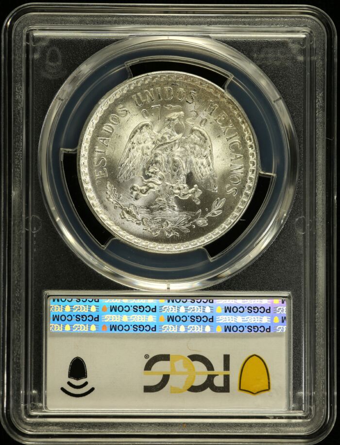Modern Silver & Minors Peso 1943 M KM-455 PCGS MS67 0153580Modern Silver & Minors Peso 1943 M KM-455 PCGS MS67 0153580 - Image 2