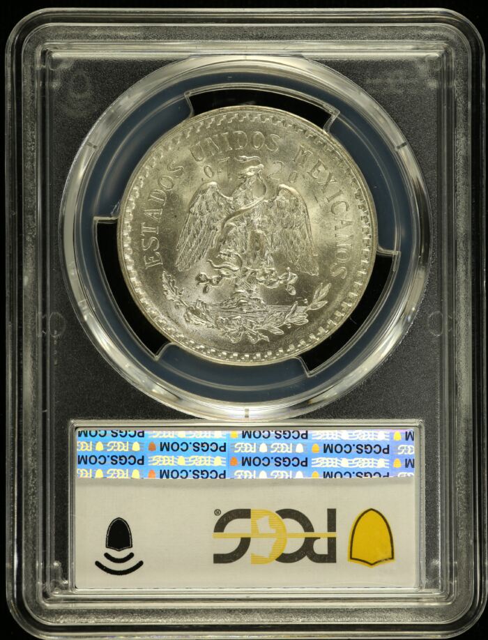 Modern Silver & Minors Peso 1925 M KM-455 PCGS MS65 0153581Modern Silver & Minors Peso 1925 M KM-455 PCGS MS65 0153581 - Image 2