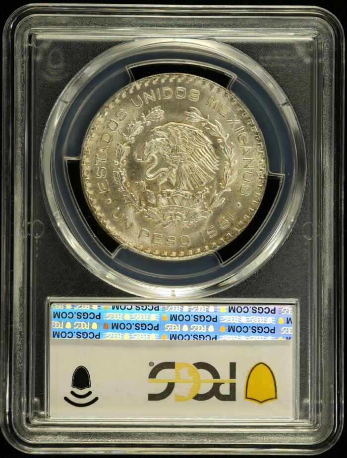 Modern Silver & Minors Peso 1961 Mo KM-459 PCGS MS65 0153587Modern Silver & Minors Peso 1961 Mo KM-459 PCGS MS65 0153587 - Image 2