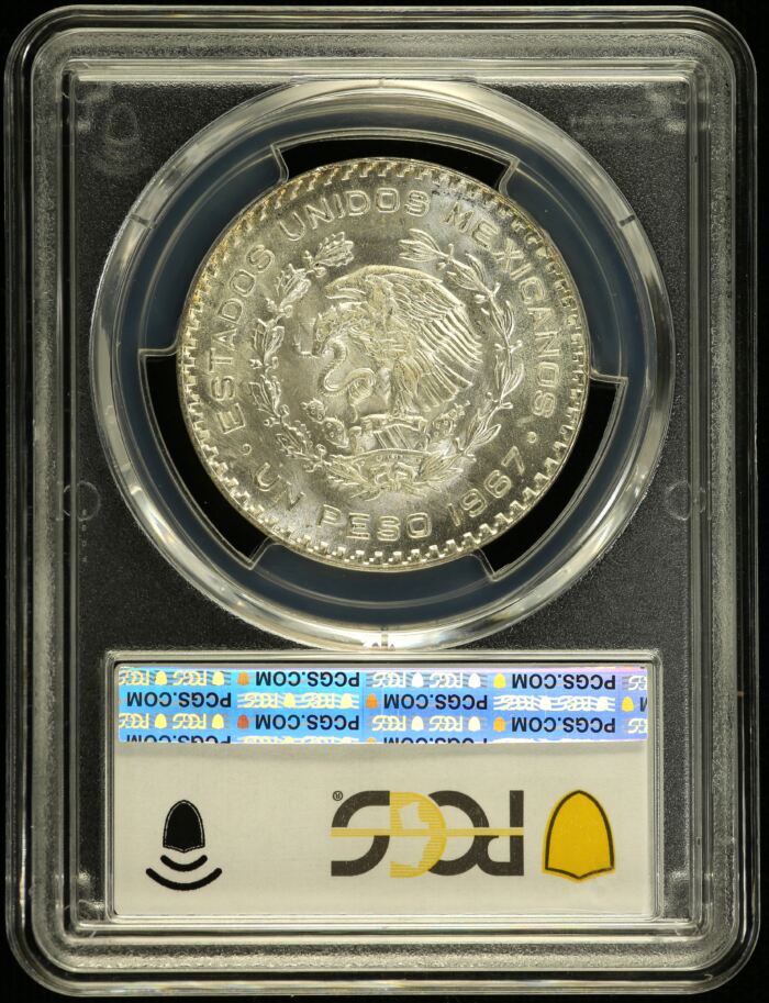 Modern Silver & Minors Peso 1967 Mo KM-459 PCGS MS65 0153592Modern Silver & Minors Peso 1967 Mo KM-459 PCGS MS65 0153592 - Image 2