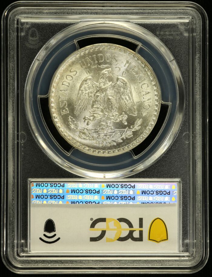 Modern Silver & Minors Peso 1924 M PCGS MS65 0153594Modern Silver & Minors Peso 1924 M PCGS MS65 0153594 - Image 2