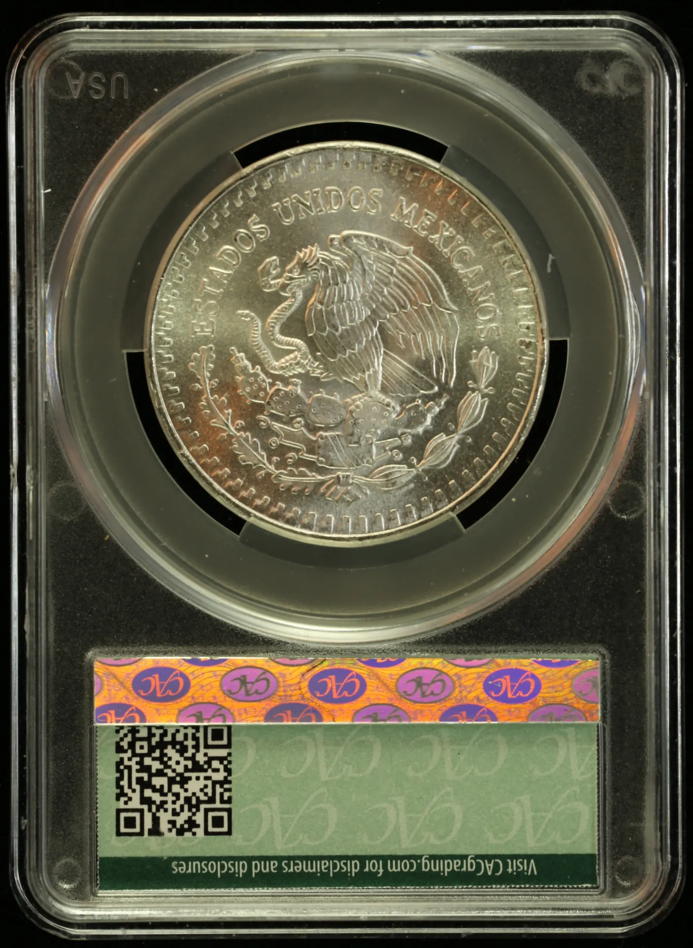 Mexican Coins Modern Silver & Minors Onza Modern Silver & Minors Onza 1982 Mo CAC MS66 0152749 Modern Silver & Minors Onza 1982 Mo CAC MS66 0152749Modern Silver & Minors Onza 1982 Mo CAC MS66 0152749 - Image 2