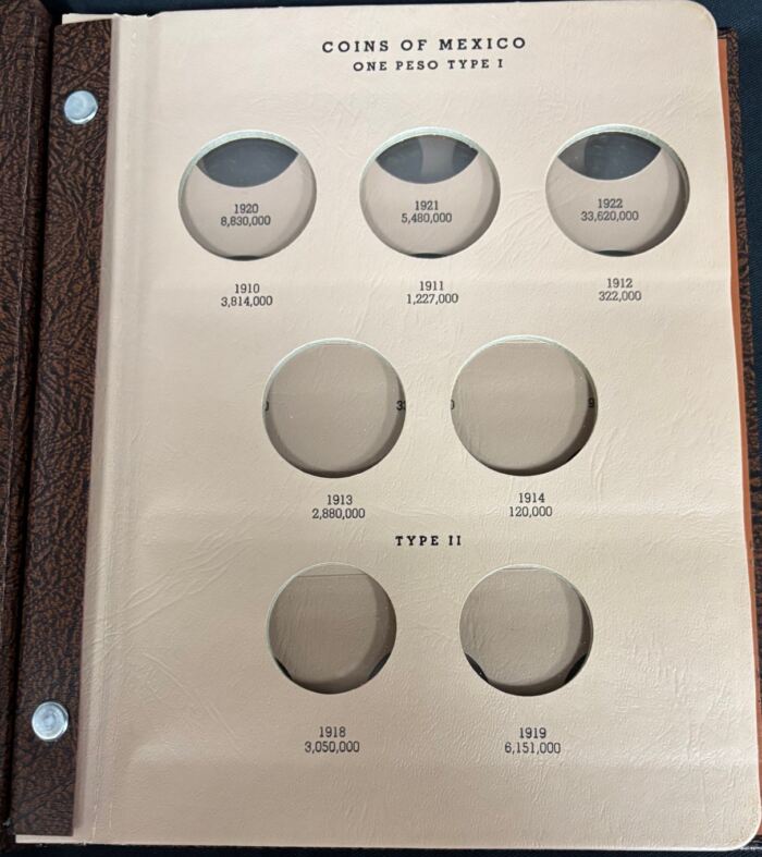 Modern Silver & Minors Dansco One Peso Book with 16 Coins 0153597Modern Silver & Minors Dansco One Peso Book with 16 Coins 0153597 - Image 2